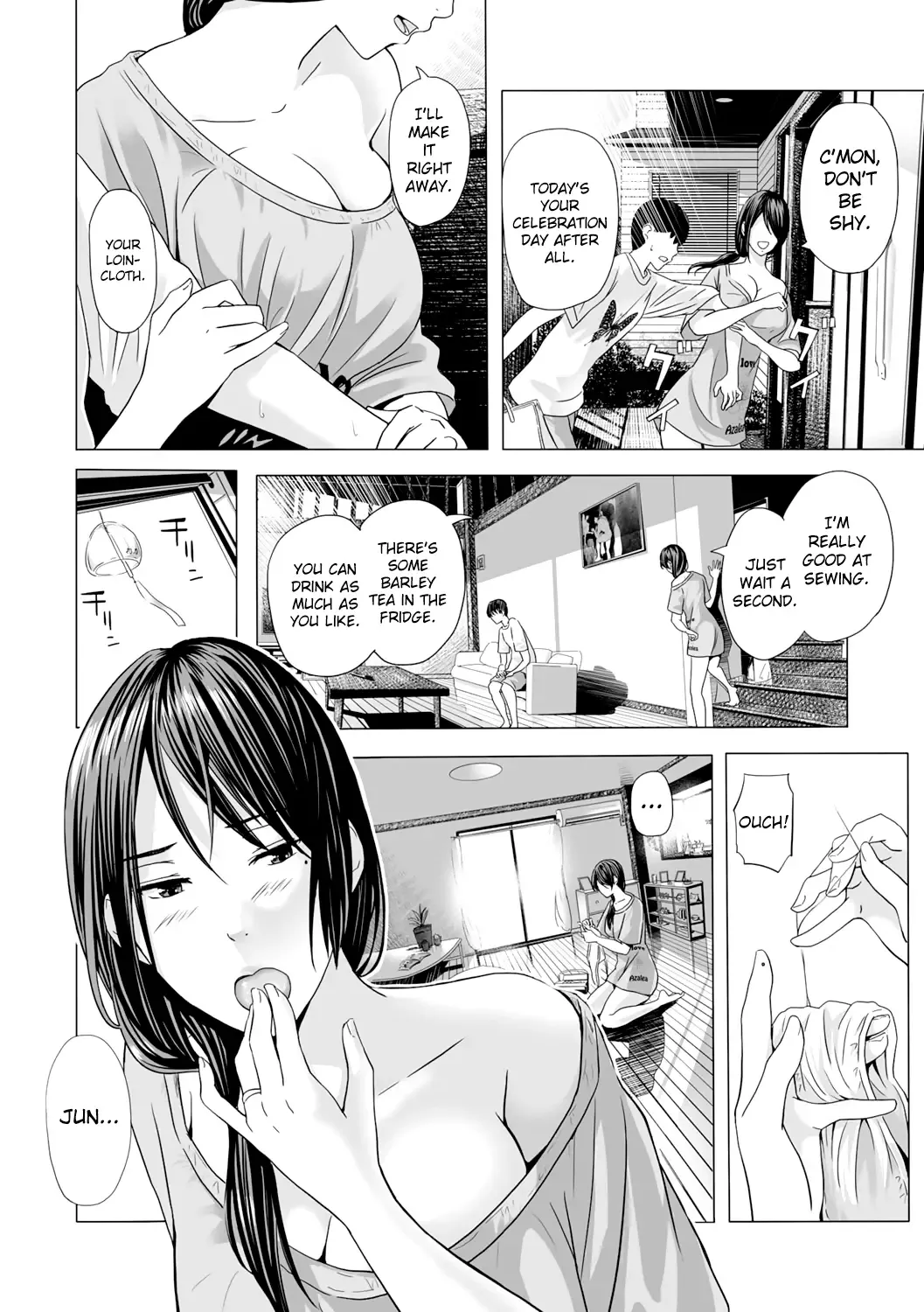 [Namaribou Nayonayo] Atsui Natsu, Oba no Ie de... ~Fundoshi Iwai~ (decensored) Fhentai - Page 2
