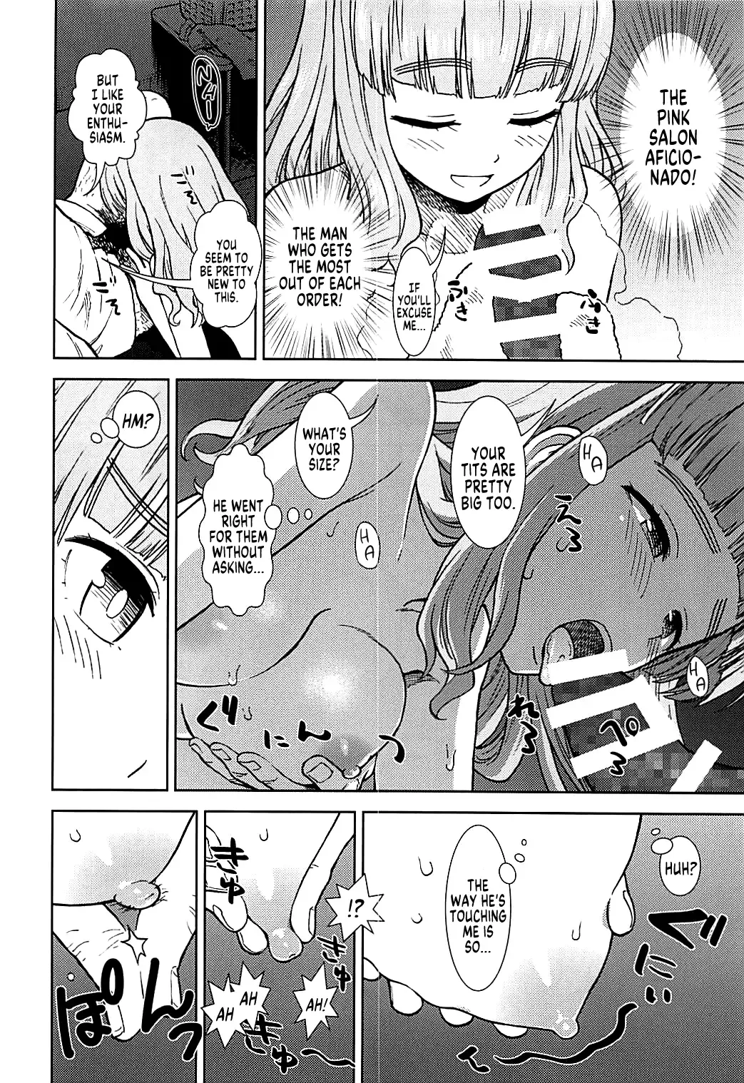 [Sabaku] Takebe Saori ga Shojo nanoni PinSalo de Hataraku Hon | Saori Takebe Works at a Pink Salon Fhentai - Page 17