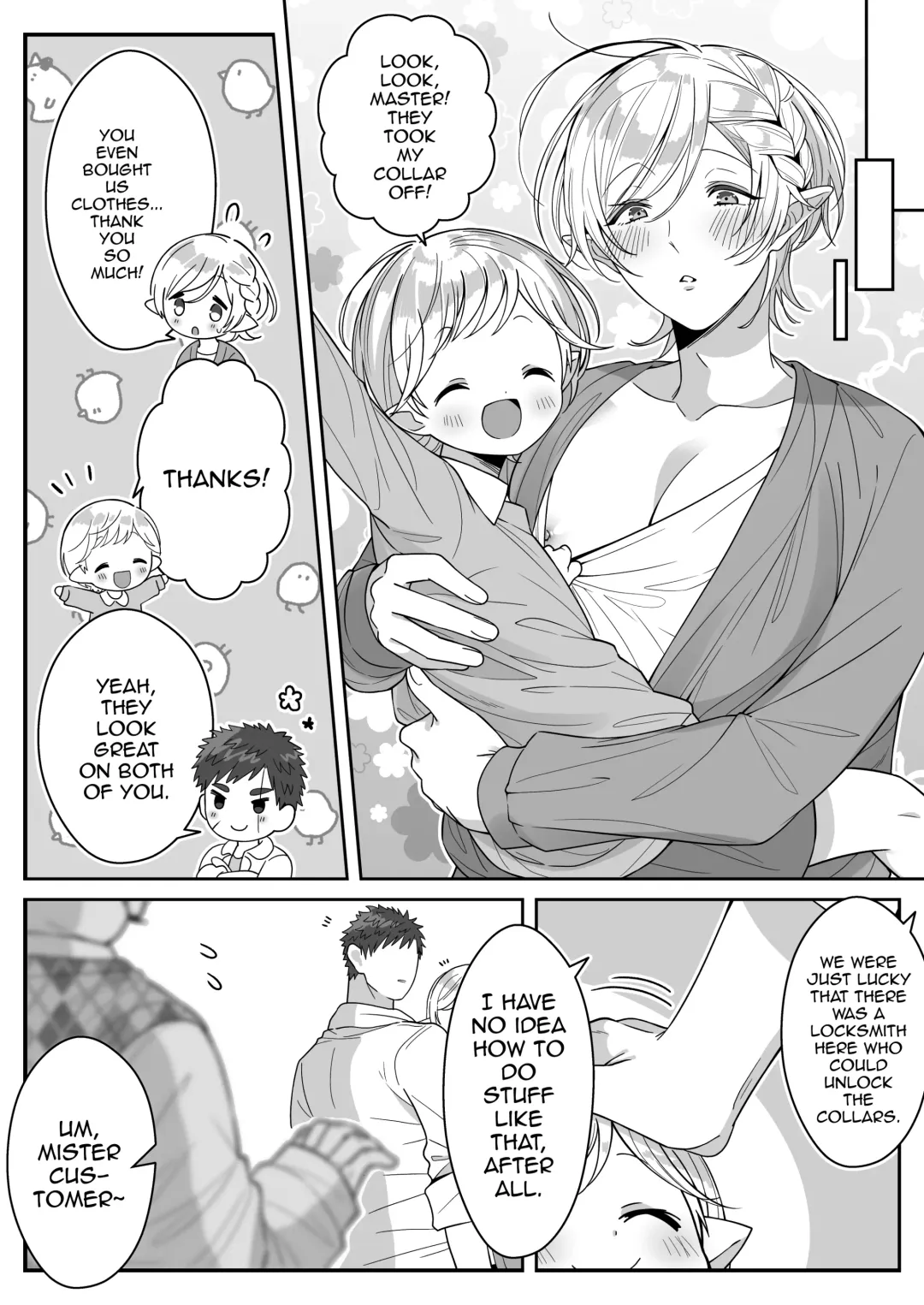 [Oishii Oshiri] Elf Oyako Seidorei Ichiba nite Hanbaichuu Fhentai - Page 39