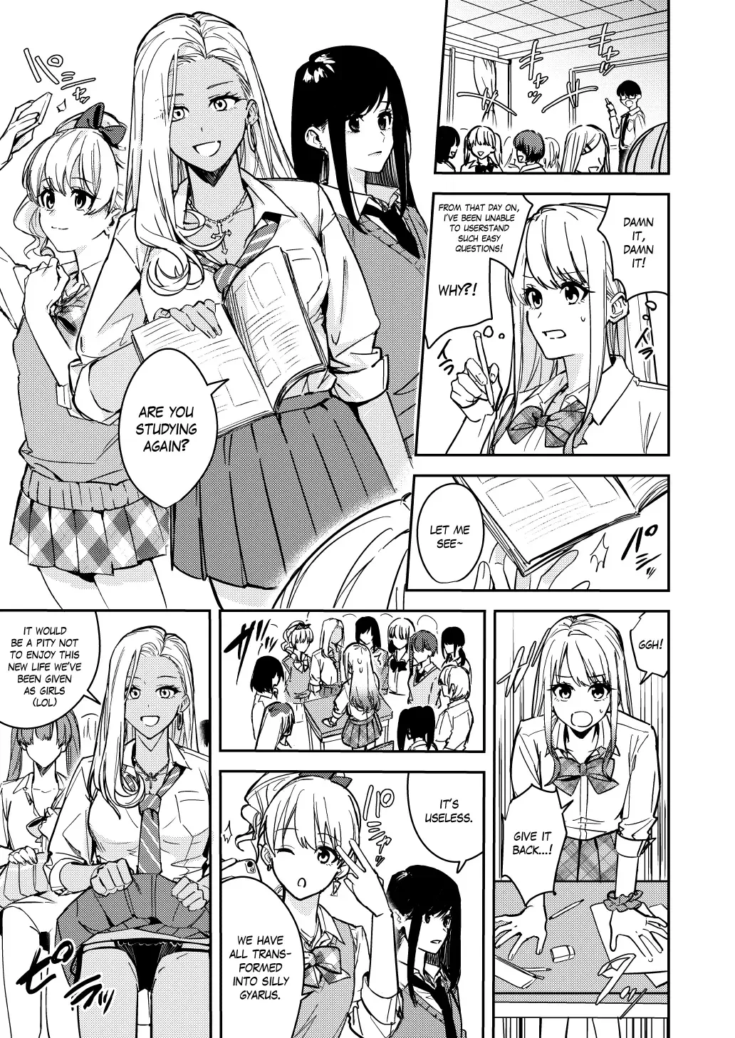 [Betty] Shuudan Nyotaika Gal, Ochiru | Mass-Gender Bended Gyarus, Fall into Depravity Fhentai - Page 10
