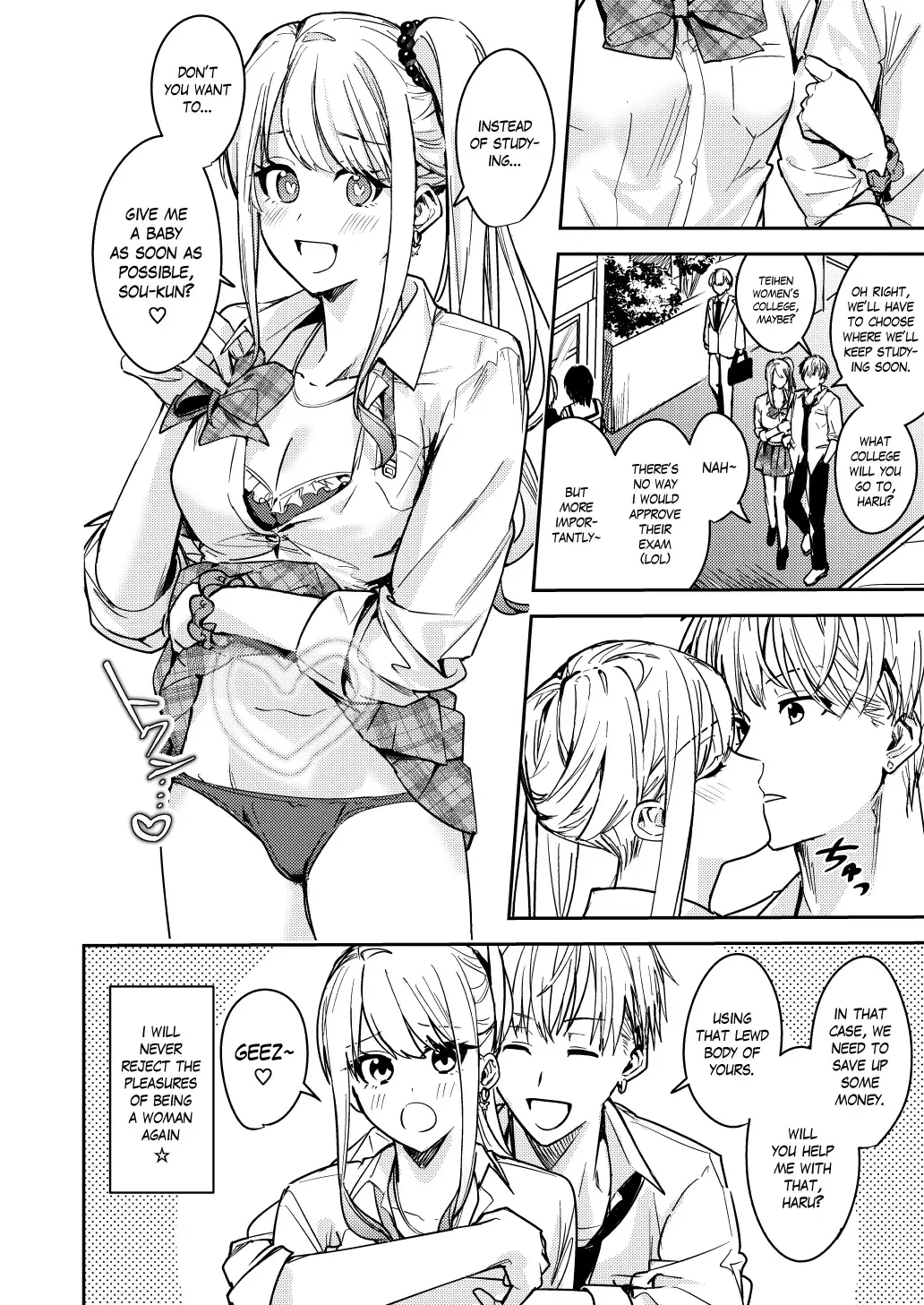 [Betty] Shuudan Nyotaika Gal, Ochiru | Mass-Gender Bended Gyarus, Fall into Depravity Fhentai - Page 33