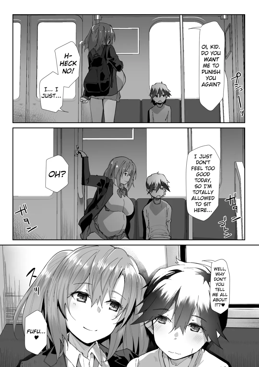 [Kuronyan] Yuusenseki ni Suwatte shimatta Shota o Hoshoku suru JK Ninpu no Manga | Pregnant JK Preys on Shota that Sat in Priority Seating Fhentai - Page 14