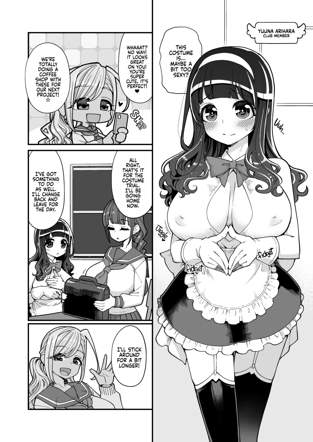 [Hanauna] Bakunyuu JK Obenjo Debut - Dekachichi JK Toilet Girl Debut  | Big Boobs JK Toilet Girl Debut (decensored) Fhentai - Page 5