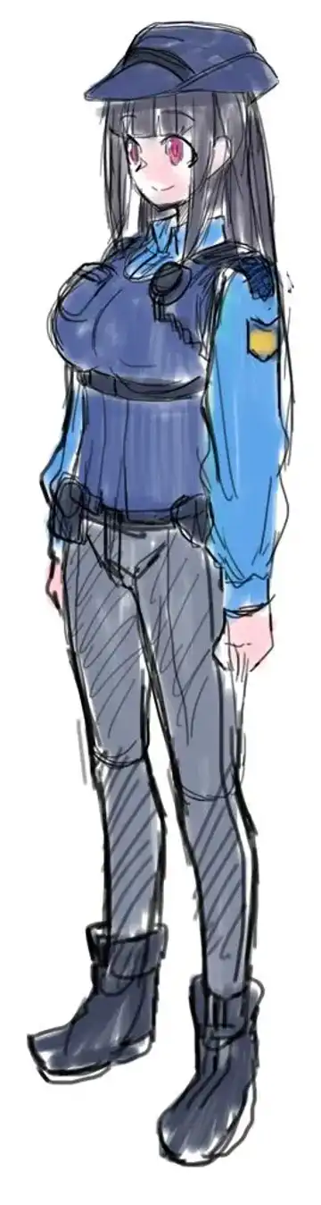 [581] Ottorishita Chohatsu Kurokami no Onna Keisatsukan ga Sexaroid ni Kaizosareru | A Gentle Long Black Haired Female Police Officer is Remodelled into a Sexaroid Fhentai - Page 9