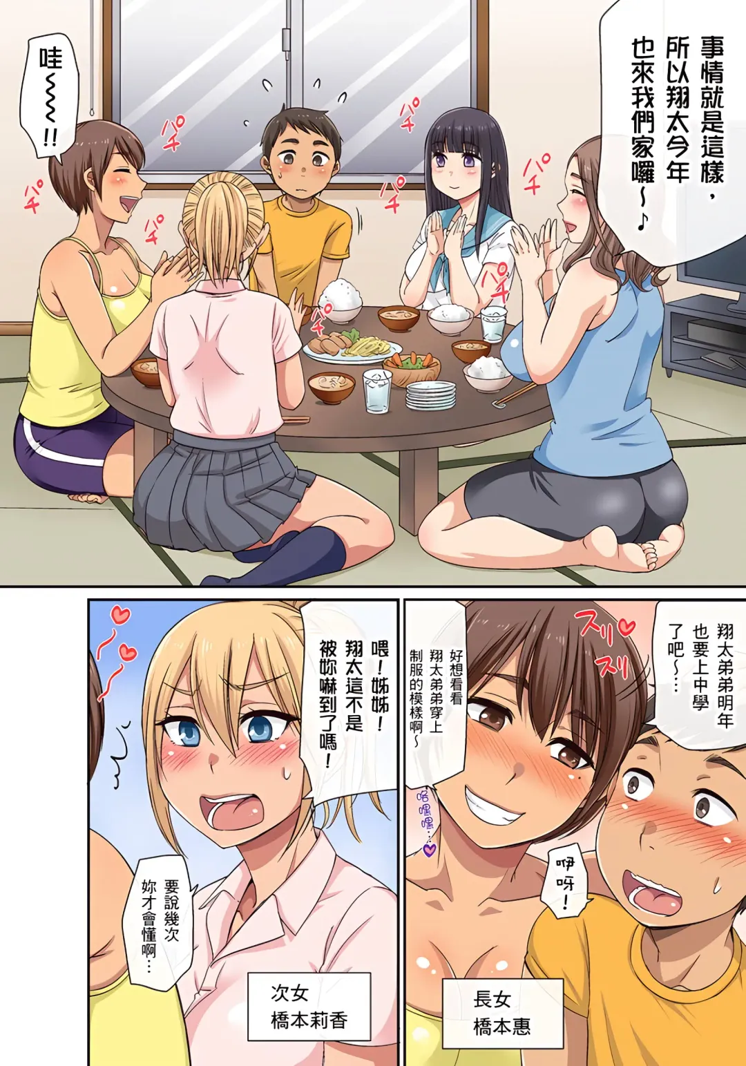 [Kumikouj] 翔太弟弟壞壞的色情整人方法〈假冒身分篇〉把巨乳三姊妹+寡婦弄得黏糊糊 1-6話 Fhentai - Page 37