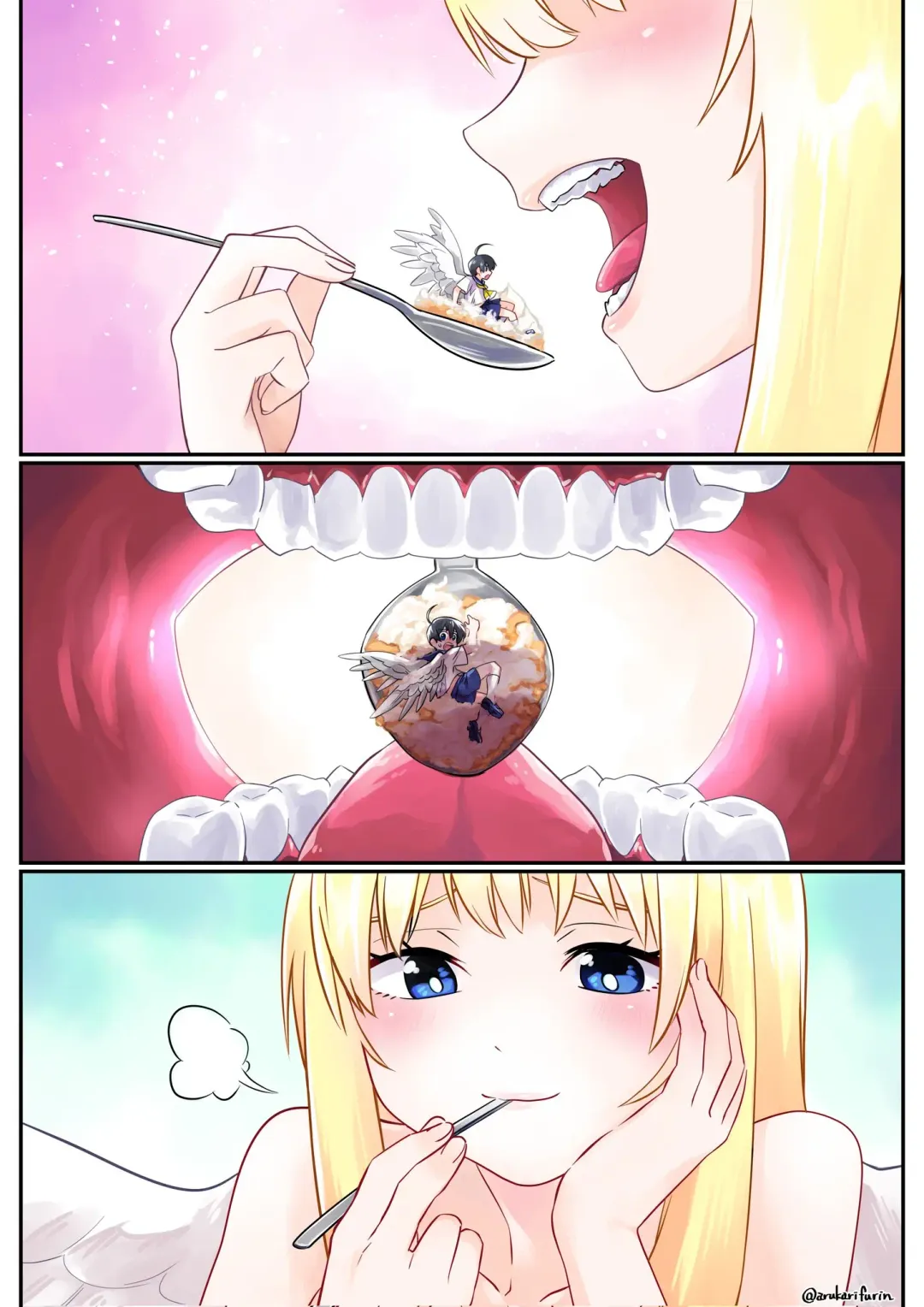 [Arukarifurin] Angel vore Fhentai - Page 2