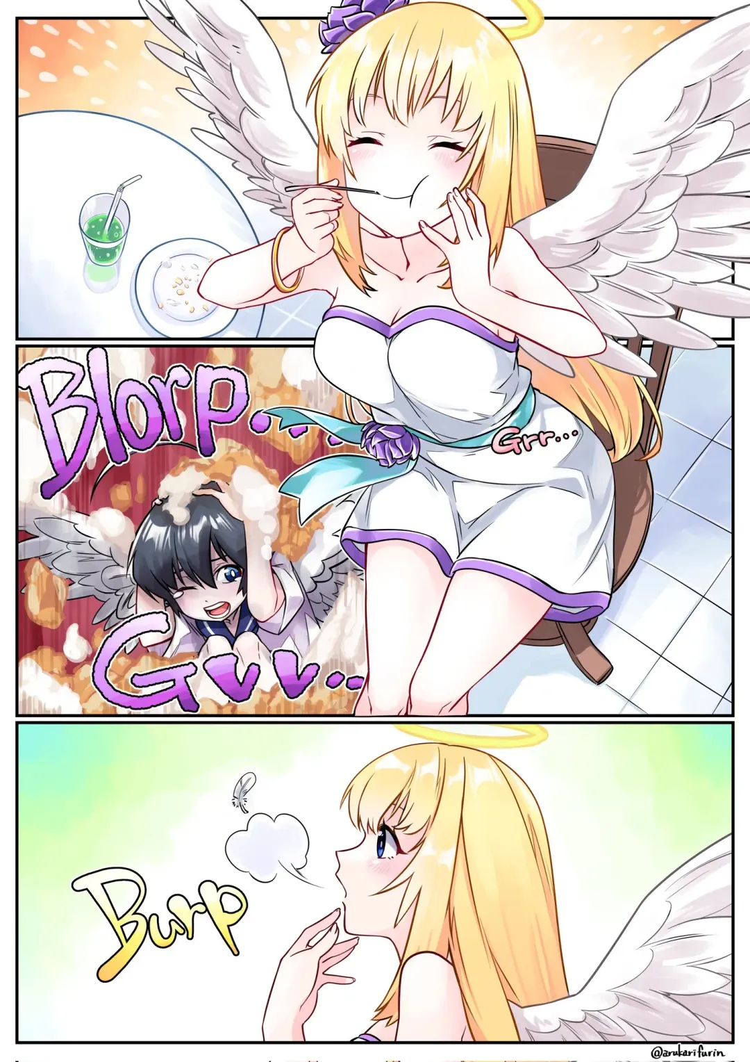 [Arukarifurin] Angel vore Fhentai - Page 4