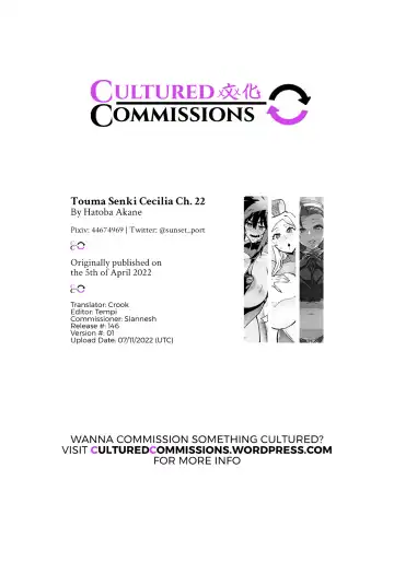 [Hatoba Akane] Touma Senki Cecilia Ch. 22 | Demon Slaying Battle Princess Cecilia Ch. 22 Fhentai - Page 14