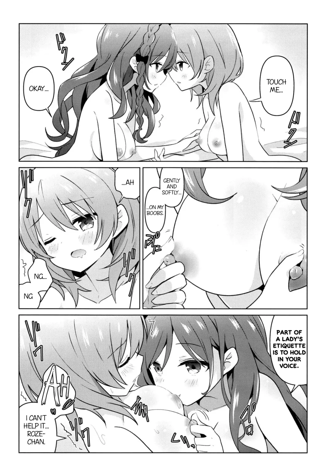[Nanakusa Amane] KokoRoze de Yuri ni Mezameru Hon | A Book Where CocoRoze Awaken to Yuri Fhentai - Page 10
