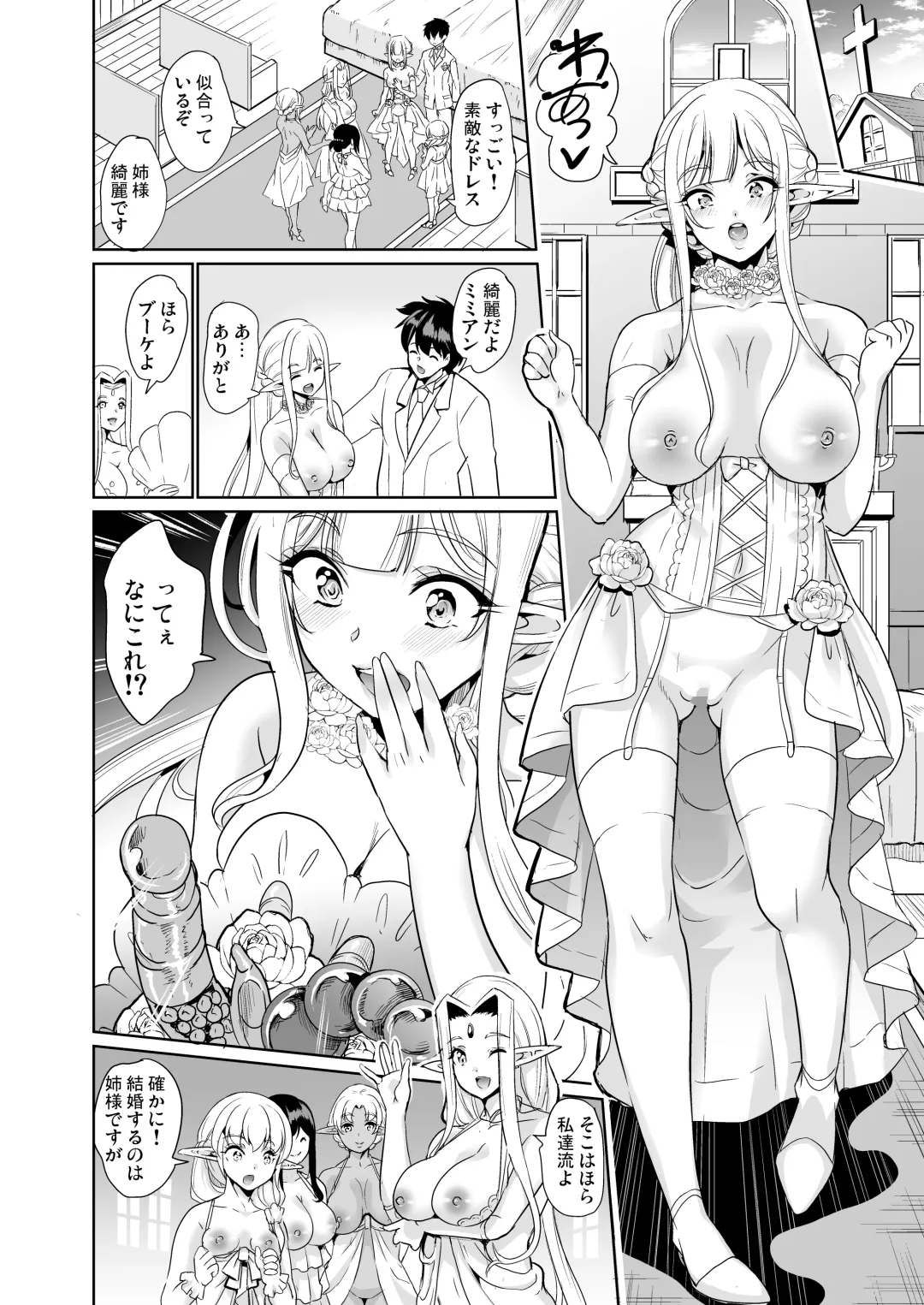 [Ootori Mahiro] Sukebe Elf Shimai, Konkatsu ni Kuru Soushuuhen Fhentai - Page 147
