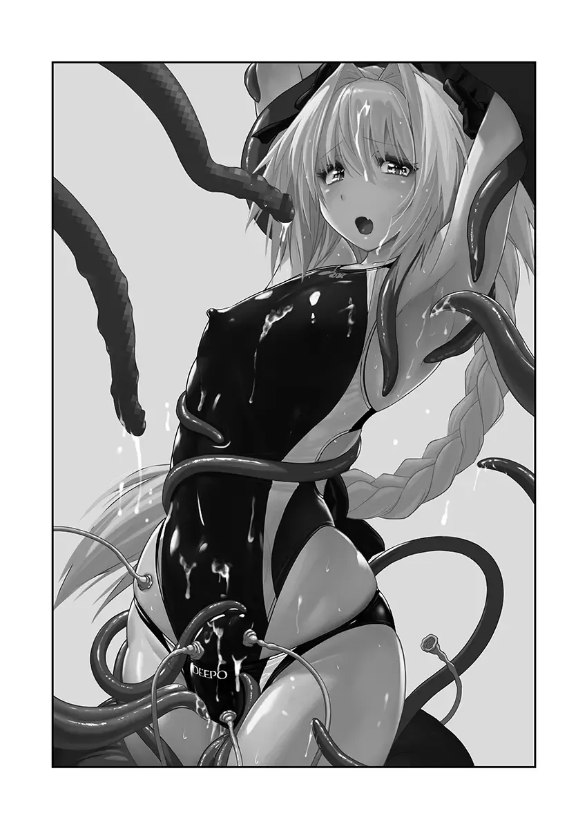 [Murasaki Nyaa] Kyouei Mizugi de Shokushu Zeme Torufo Fhentai - Page 2