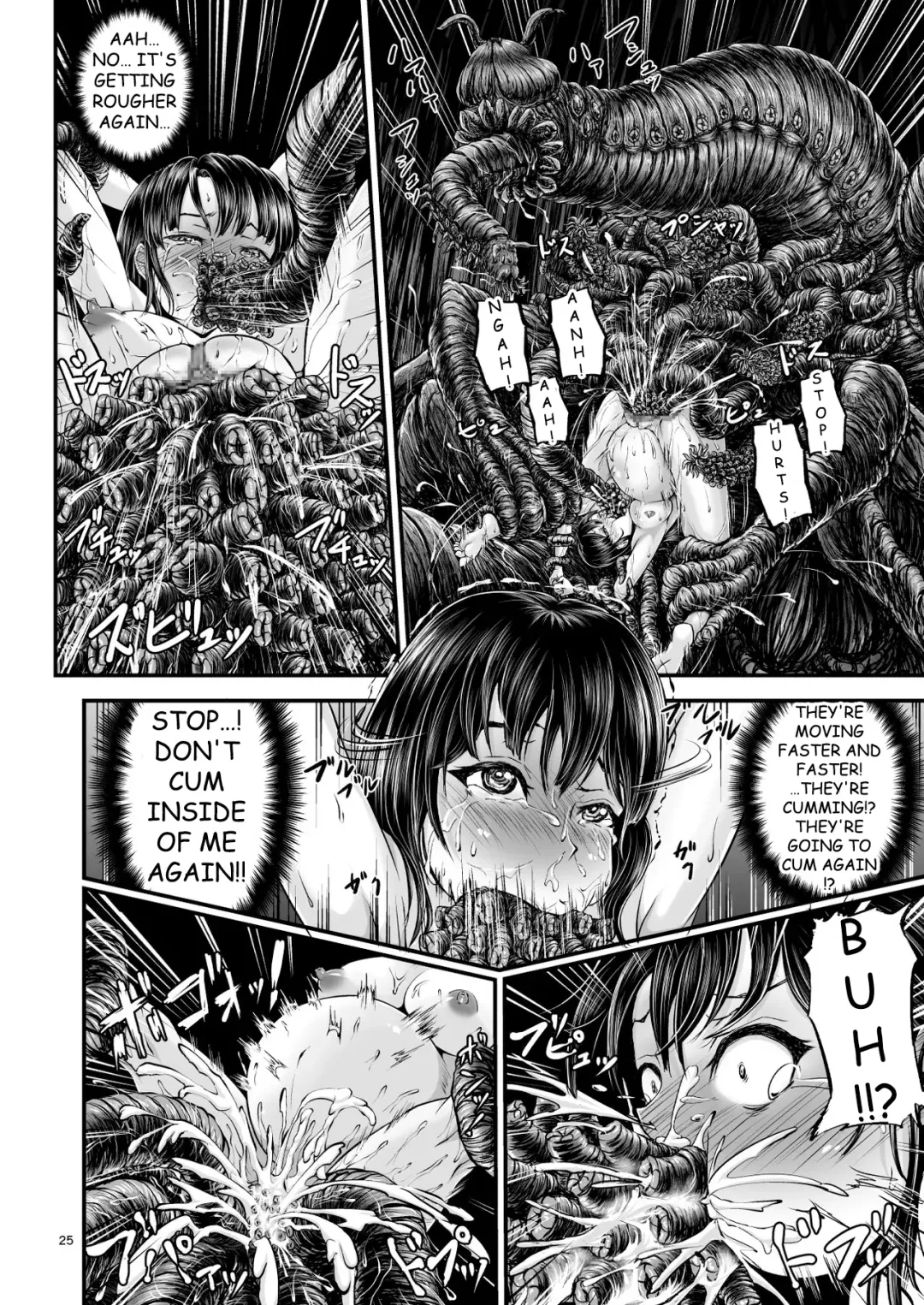 [Yuyu] Igyou Seibutsu Zukan Michi no Kenkyuu Kikan Hen I | Illustrated Adulteration of Deformed Organisms: Unknown Research Institution, I Fhentai - Page 24