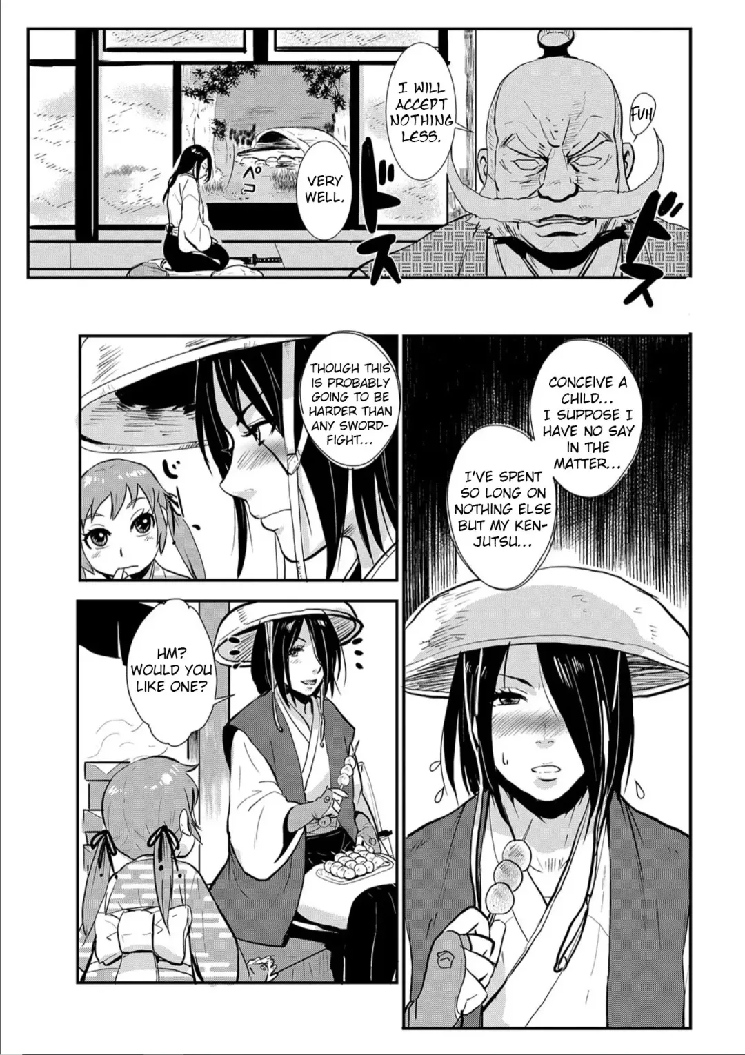 [Kakutou Oukoku] Harami samurai 01 Onna Douchuu Maguwai Tabi | Knocked Up Samurai 01: A Woman's Journey to get pregnant Fhentai - Page 3