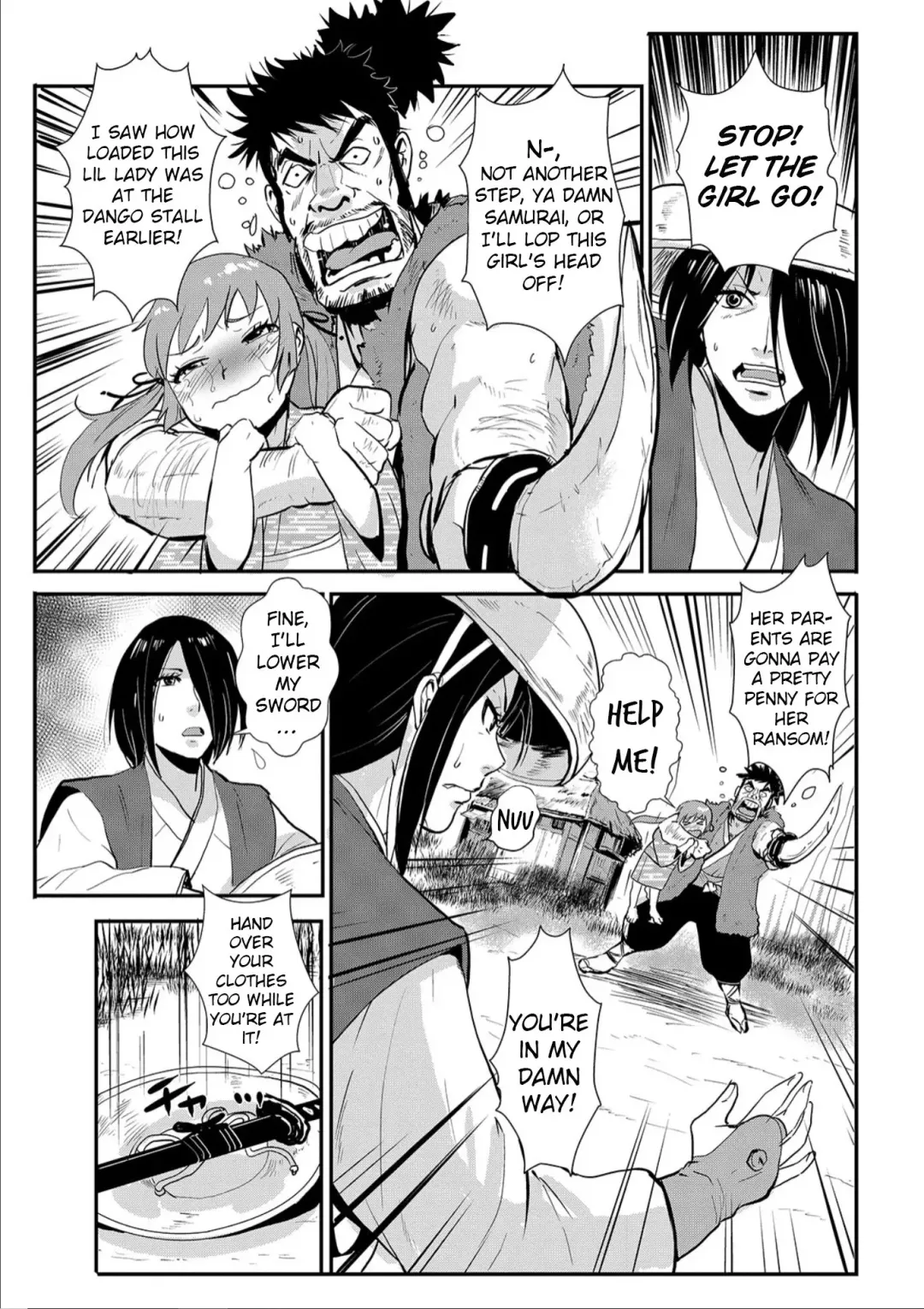 [Kakutou Oukoku] Harami samurai 01 Onna Douchuu Maguwai Tabi | Knocked Up Samurai 01: A Woman's Journey to get pregnant Fhentai - Page 7