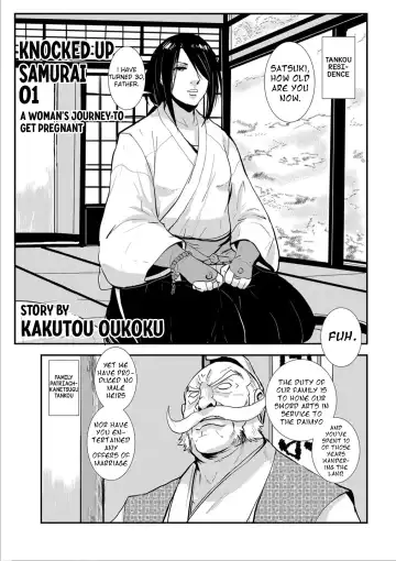 Read [Kakutou Oukoku] Harami samurai 01 Onna Douchuu Maguwai Tabi | Knocked Up Samurai 01: A Woman's Journey to get pregnant - Fhentai