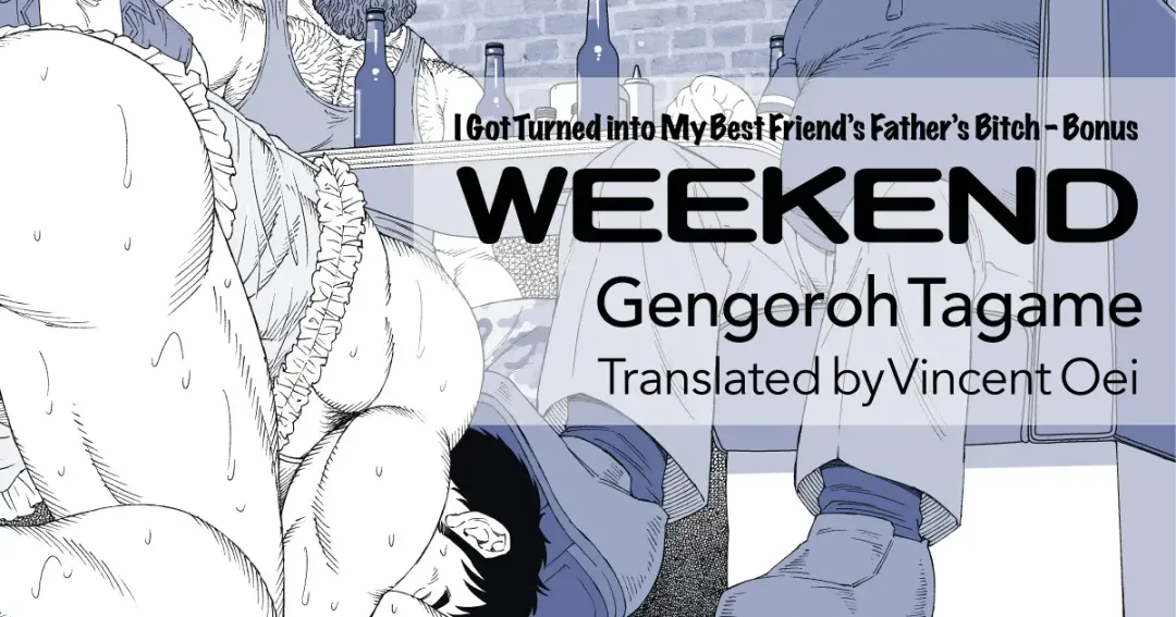 [Tagame Gengoroh] COCKSUCKER Dachi no Oyaji ni Mesu ni Sarete 3 | COCKSUCKER I Got Turned into My Best Friend's Father's Bitch 3 Fhentai - Page 39