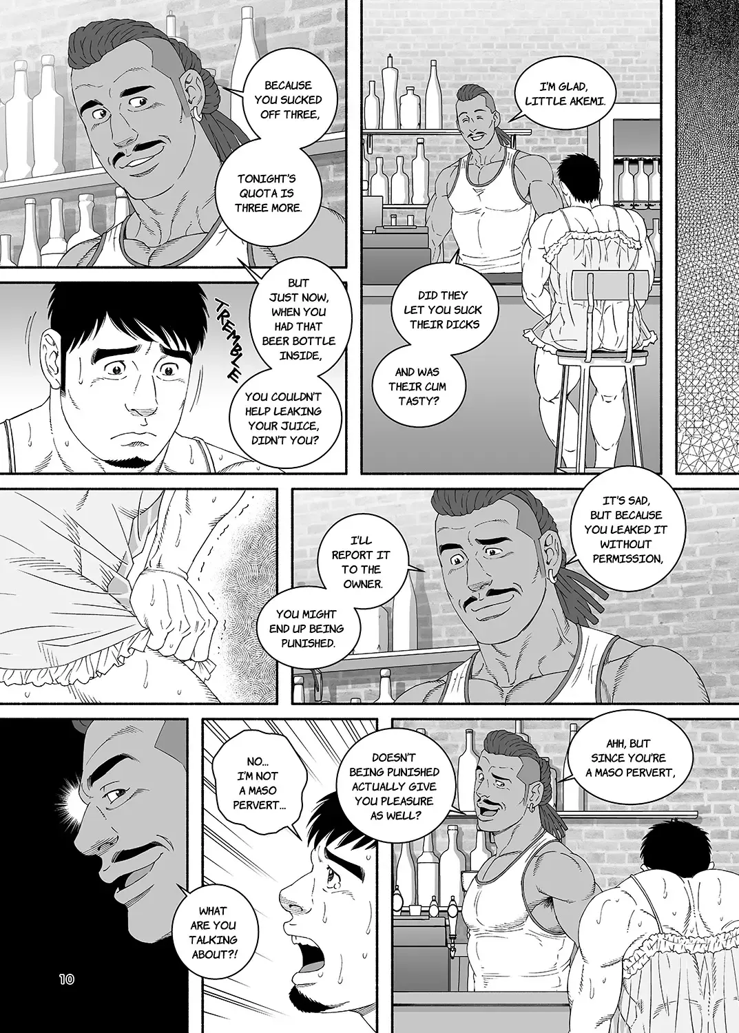 [Tagame Gengoroh] COCKSUCKER Dachi no Oyaji ni Mesu ni Sarete 3 | COCKSUCKER I Got Turned into My Best Friend's Father's Bitch 3 Fhentai - Page 49