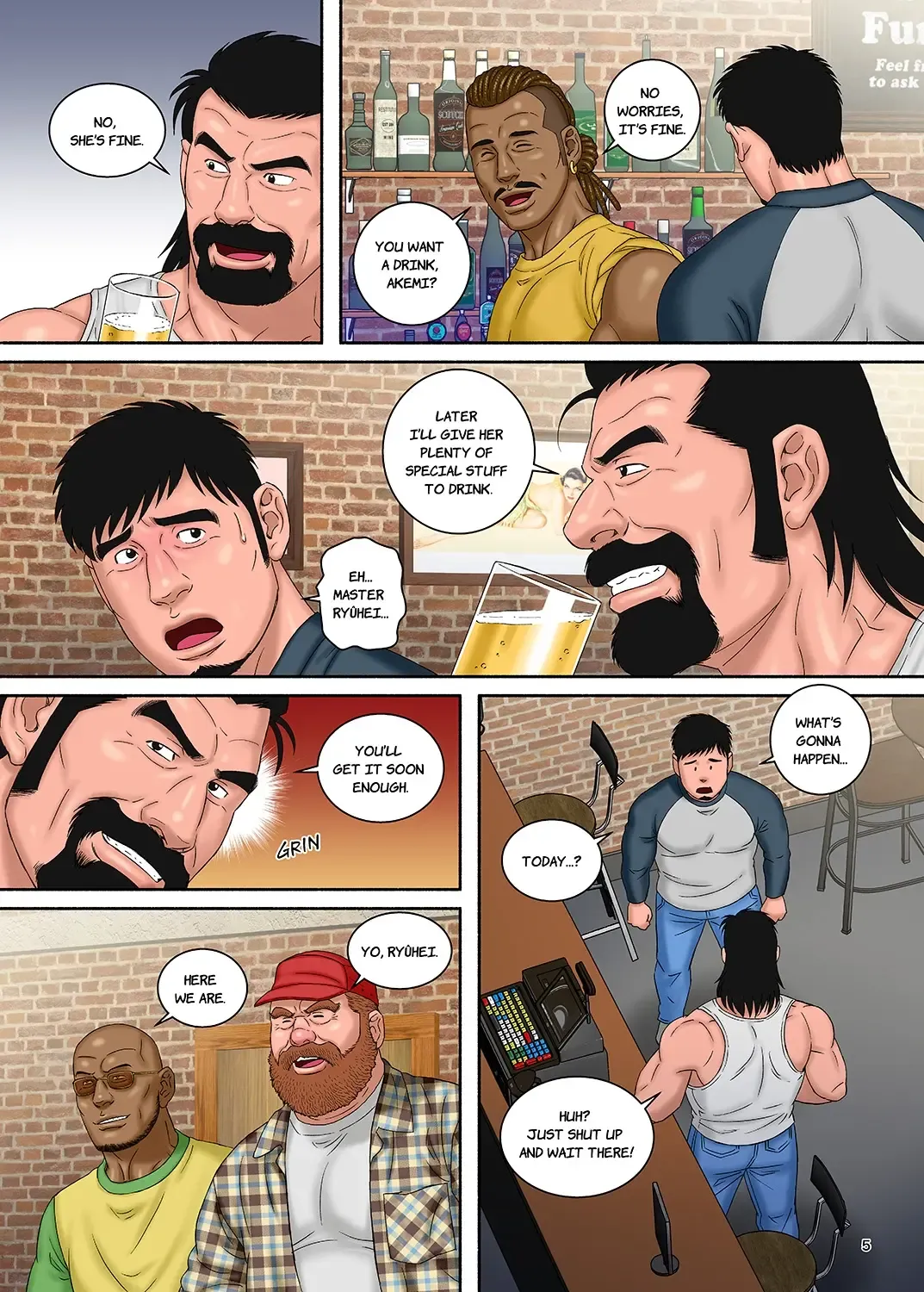 [Tagame Gengoroh] COCKSUCKER Dachi no Oyaji ni Mesu ni Sarete 3 | COCKSUCKER I Got Turned into My Best Friend's Father's Bitch 3 Fhentai - Page 6