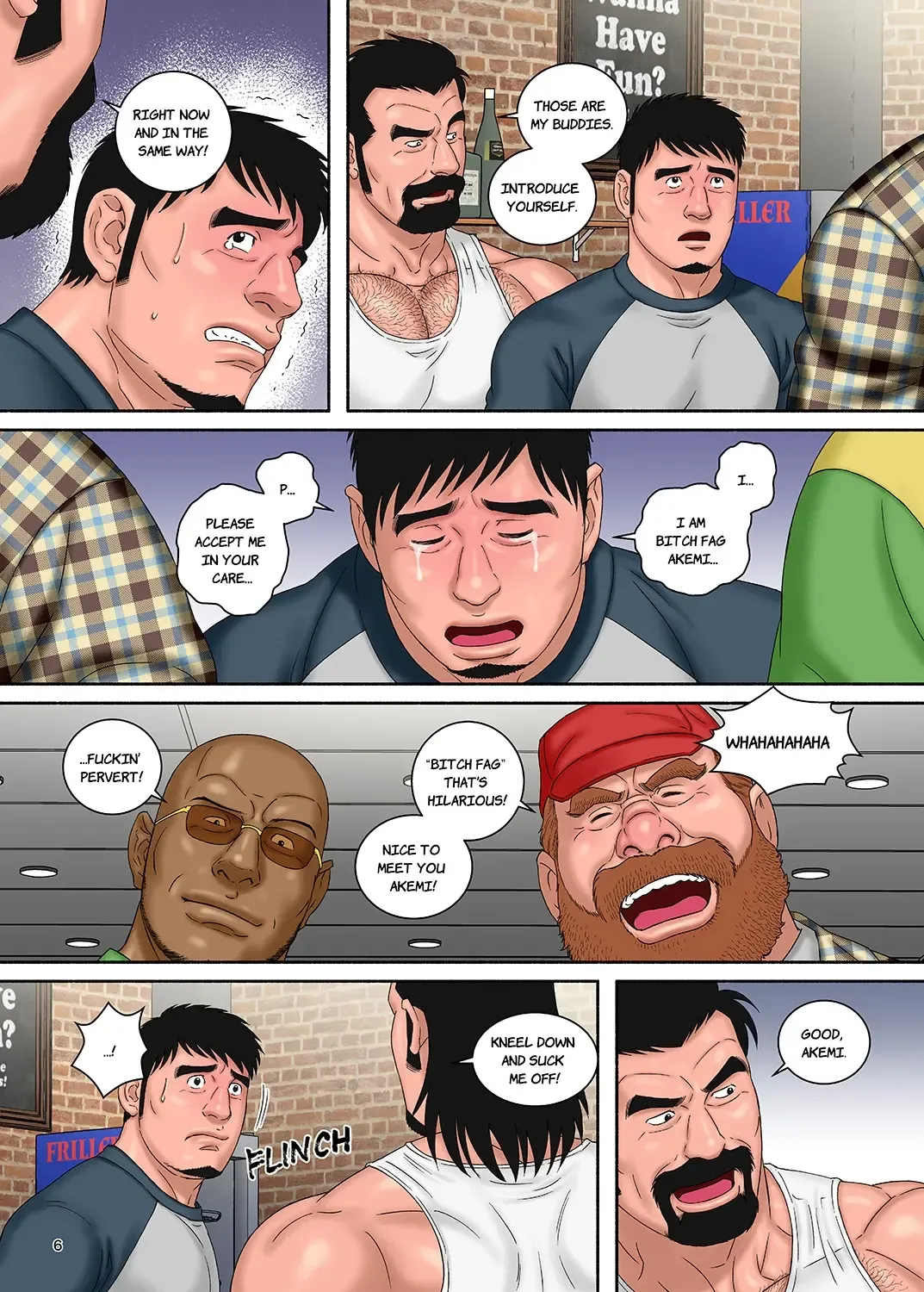 [Tagame Gengoroh] COCKSUCKER Dachi no Oyaji ni Mesu ni Sarete 3 | COCKSUCKER I Got Turned into My Best Friend's Father's Bitch 3 Fhentai - Page 7