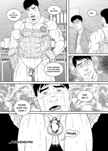 [Tagame Gengoroh] COCKSUCKER Dachi no Oyaji ni Mesu ni Sarete 3 | COCKSUCKER I Got Turned into My Best Friend's Father's Bitch 3 Fhentai - Page 53