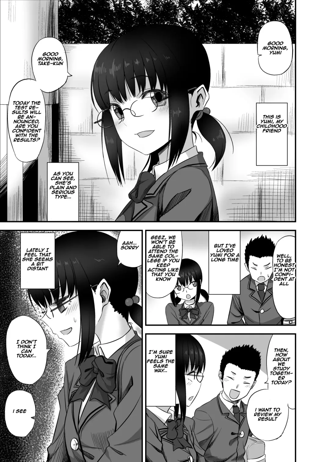 [Minarai Zouhyou] Jimi de Majime na Osananajimi ga Class no Yankee ni Omocha ni Sarete Ita Hanashi | A Story About a Plain and Serious Childhood Friend Who Was Toyed With by the Delinquent Fhentai - Page 2