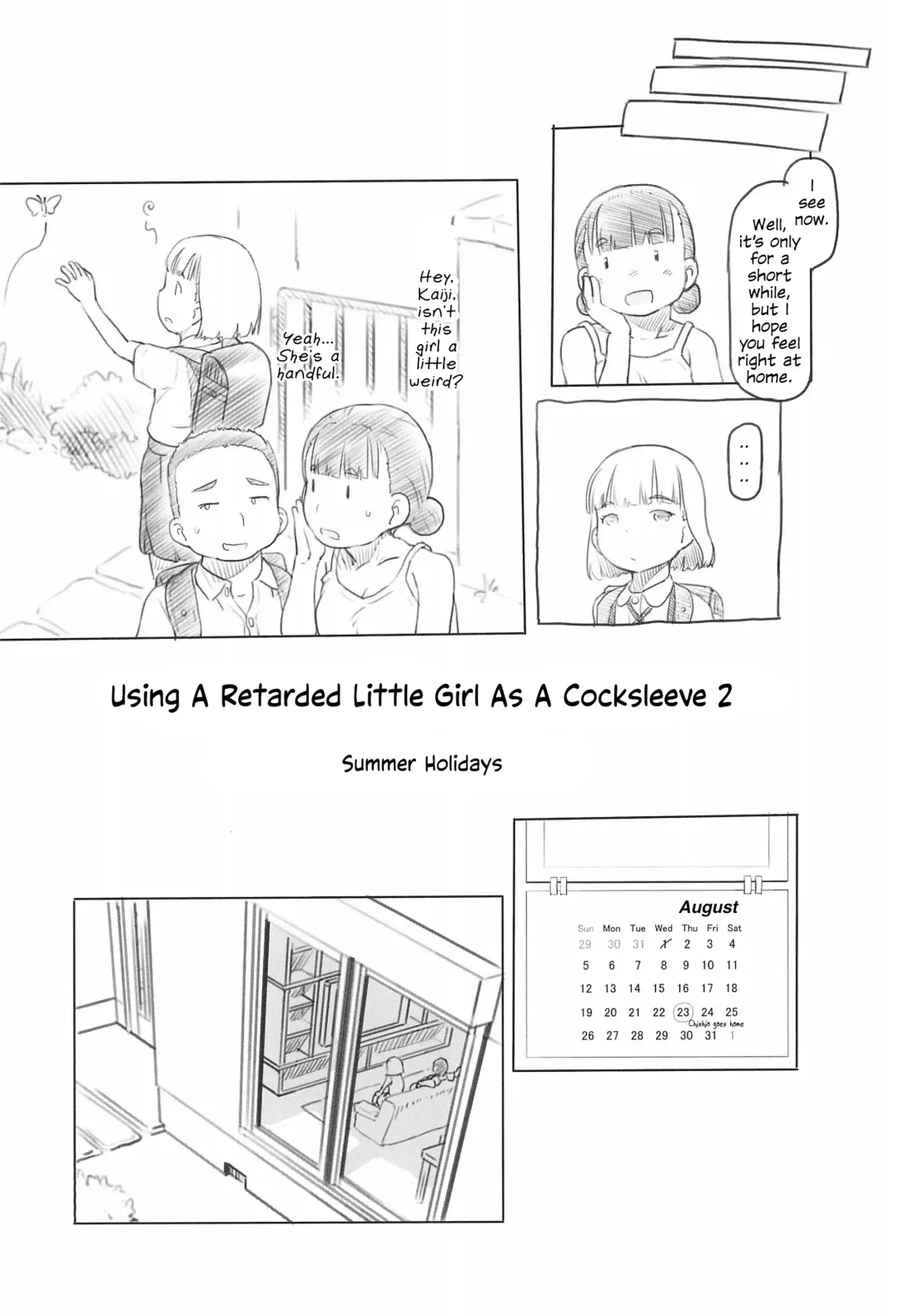 [Nukaji] Chishou no Ko o Onaho ni Suru 1-3 | Using A Retarded Little Girl As A Cocksleeve 1-3 Fhentai - Page 25