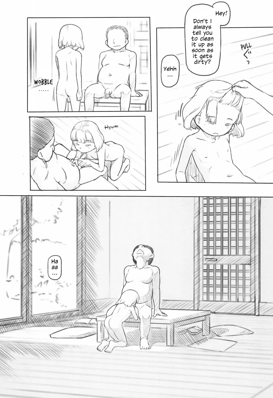 [Nukaji] Chishou no Ko o Onaho ni Suru 1-3 | Using A Retarded Little Girl As A Cocksleeve 1-3 Fhentai - Page 44