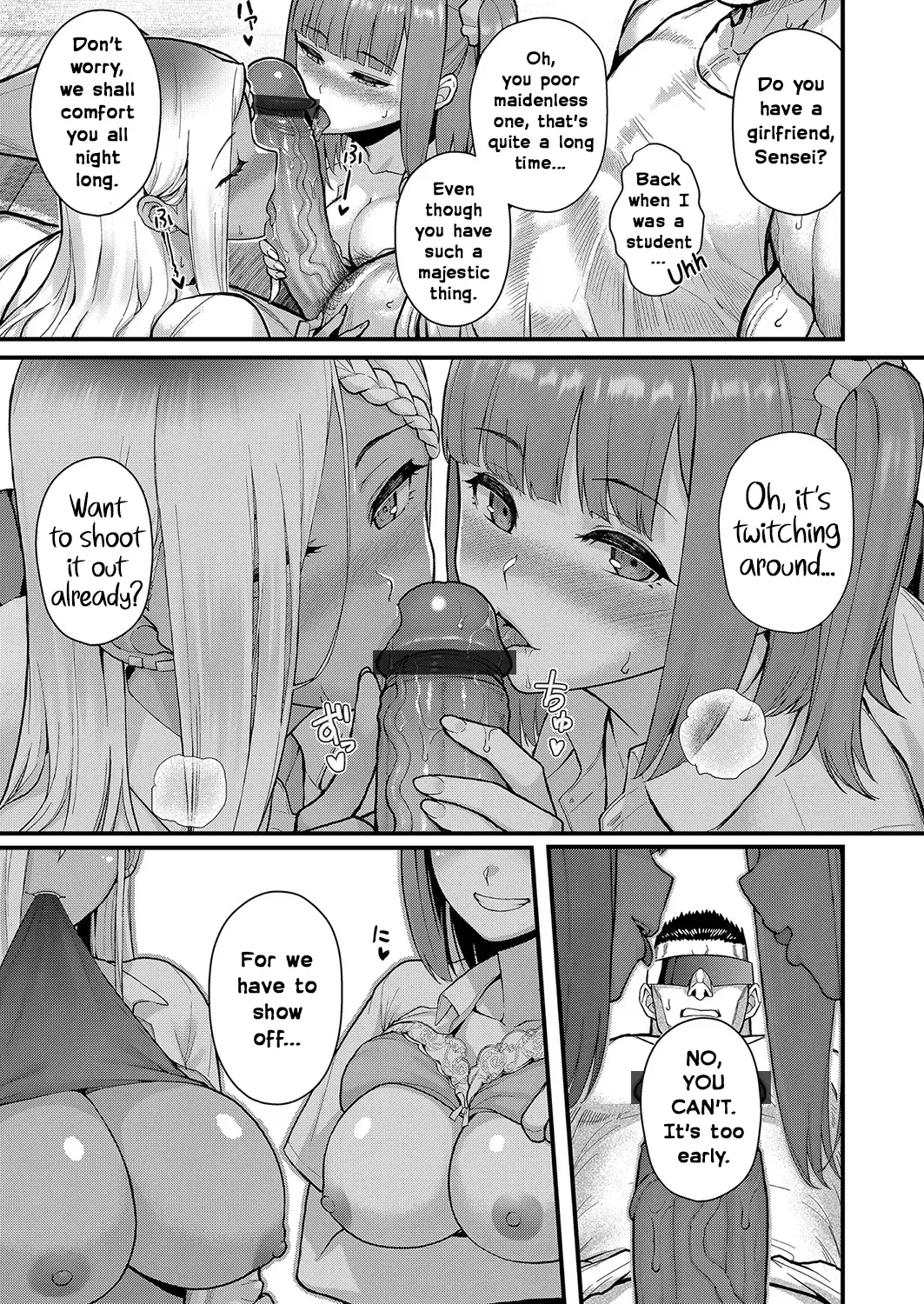 [Matsuka] Futairo x Yuugi ~ Mimi o Nurasu Inbina Duetto wa Shou Akuma-tachi no Wana ~ Kouhen | Two-Colored × Too Cheerful ~ Part 2 Fhentai - Page 9