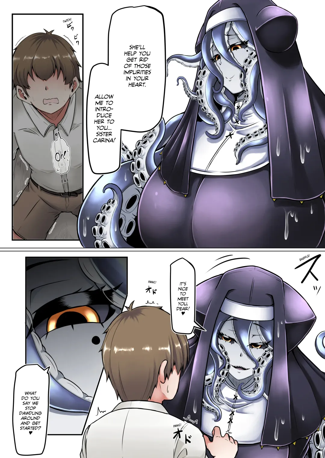 [Ocha No Degarashi] Dorodoro Zangeshitsu | Sticky Confessional! Fhentai - Page 5