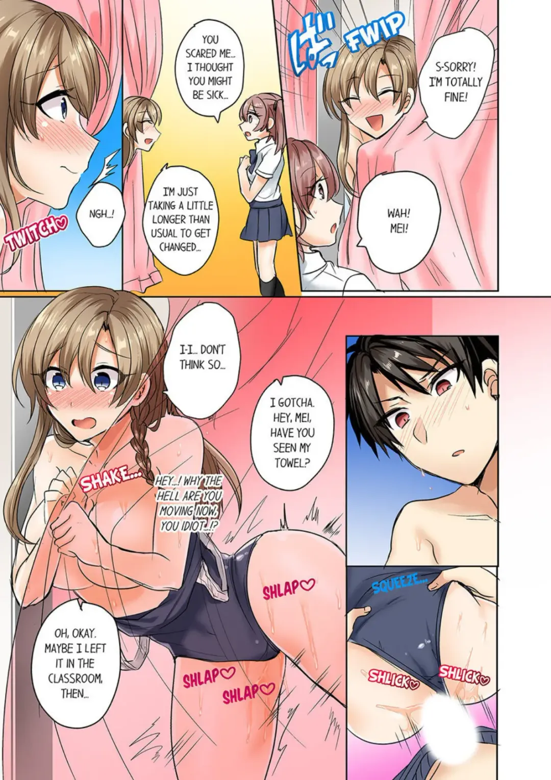 [Shogota] Mizugi ga Zurete... Haitteru! ~Porori ja Sumanai Danjo Kongou Synchro-bu~ 2 - My Swimsuit Slipped... And it went in!? A Mixed Synchronized Swimming Club with More Than Just Nip Slips in Store! ~ 2 Fhentai - Page 19