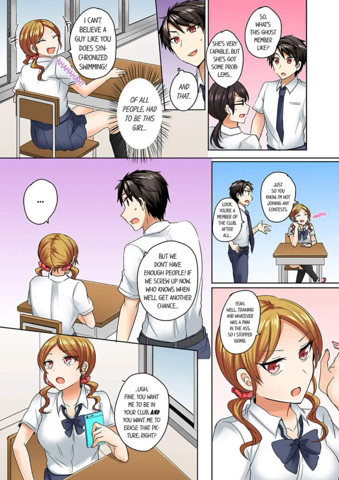 [Shogota] Mizugi ga Zurete... Haitteru! ~Porori ja Sumanai Danjo Kongou Synchro-bu~ 3 - My Swimsuit Slipped... And it went in!? A Mixed Synchronized Swimming Club with More Than Just Nip Slips in Store! ~ 3 Fhentai - Page 19