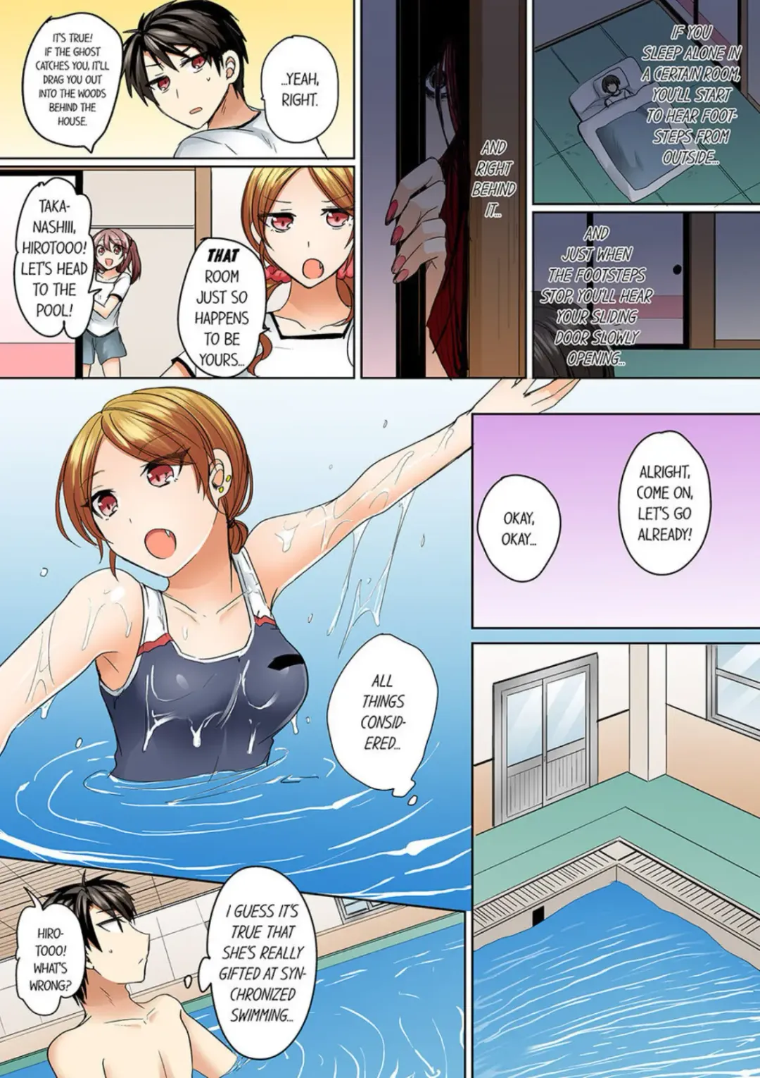 [Shogota] Mizugi ga Zurete... Haitteru! ~Porori ja Sumanai Danjo Kongou Synchro-bu~ 4 - My Swimsuit Slipped... And it went in!? A Mixed Synchronized Swimming Club with More Than Just Nip Slips in Store! ~ 4 Fhentai - Page 20