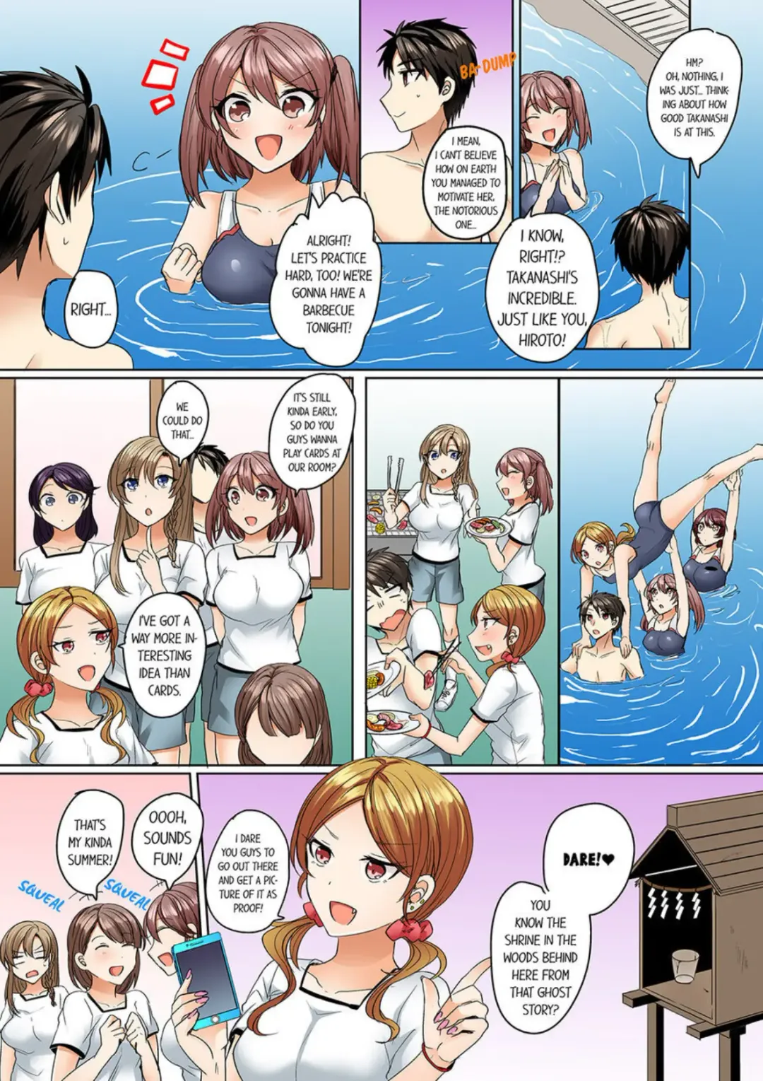 [Shogota] Mizugi ga Zurete... Haitteru! ~Porori ja Sumanai Danjo Kongou Synchro-bu~ 4 - My Swimsuit Slipped... And it went in!? A Mixed Synchronized Swimming Club with More Than Just Nip Slips in Store! ~ 4 Fhentai - Page 21