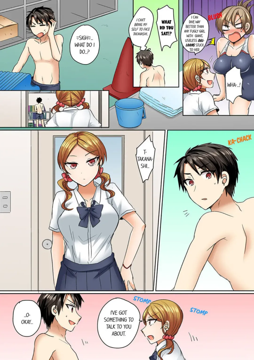 [Shogota] Mizugi ga Zurete... Haitteru! ~Porori ja Sumanai Danjo Kongou Synchro-bu~ 4 - My Swimsuit Slipped... And it went in!? A Mixed Synchronized Swimming Club with More Than Just Nip Slips in Store! ~ 4 Fhentai - Page 4