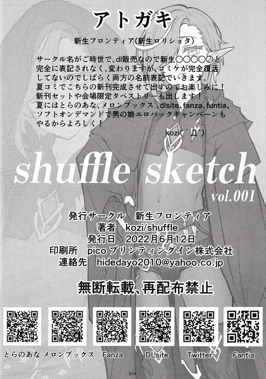 [Kozi - Shuffle] shuffle sketch vol. 001 Fhentai - Page 13
