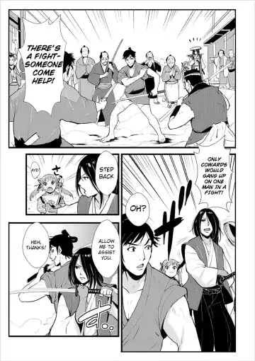 [Kakutou Oukoku] Harami samurai 02 ~Shukuba to Surounin to Naburare Shimerare~ | Knocked Up Samurai 02: The Post Town and the Ronin, Tied and Teased Fhentai - Page 5