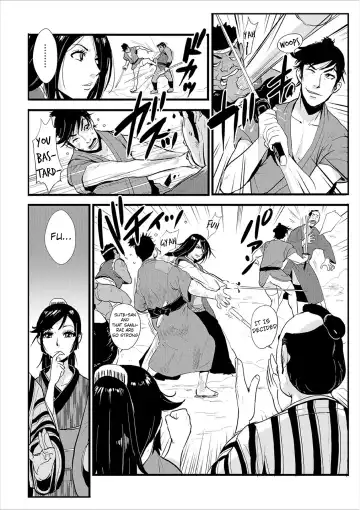 [Kakutou Oukoku] Harami samurai 02 ~Shukuba to Surounin to Naburare Shimerare~ | Knocked Up Samurai 02: The Post Town and the Ronin, Tied and Teased Fhentai - Page 6