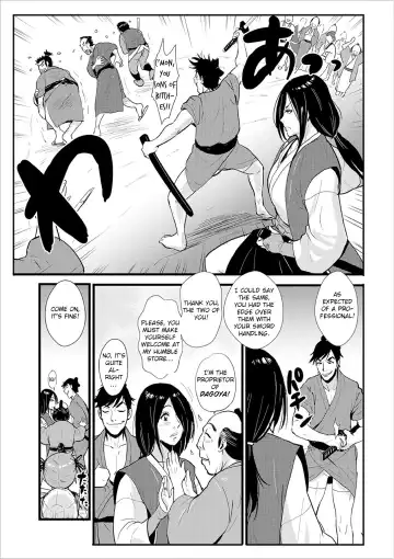 [Kakutou Oukoku] Harami samurai 02 ~Shukuba to Surounin to Naburare Shimerare~ | Knocked Up Samurai 02: The Post Town and the Ronin, Tied and Teased Fhentai - Page 7