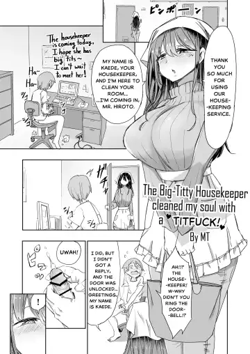 [Mt] Bakunyuu Kaseifu ni Paizuri Osoji Sarechaimashita | The Big-Titty Housekeeper Cleaned my Soul with a Titfuck! - Fhentai