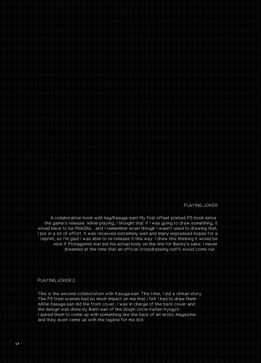 [Kirimoto Yuuji] Playing Joker ~Mob x Shujinkou Soushuuhen~ Fhentai - Page 24