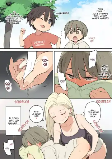 [Nora Higuma] Tomodachi no okaasan ni te de sareru shounen | A young boy is given a hand by his friend's mother Fhentai - Page 2