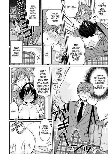 [Tekko] "Asoko no Kyunkyun ga Tomaranai noo...!" Baretara Out!? Dansou Kyonyuu ♀ to Chikan Manin Densha 1 | "That Tingling Down There Won't Stop...!" What if I get caught!? A Girl With Big Tits Being Assaulted in a Packed Train 1 Fhentai - Page 14