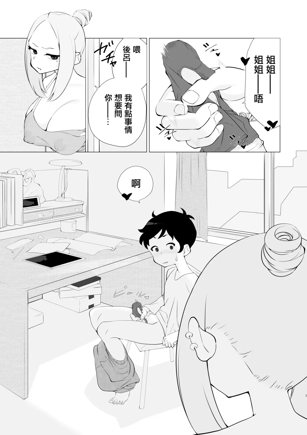 [Gluon] Hatsujou Aneki ga Amari ni mo Ero sugiru!! | 發情的姐姐也實在是太色情了吧!! Fhentai - Page 2