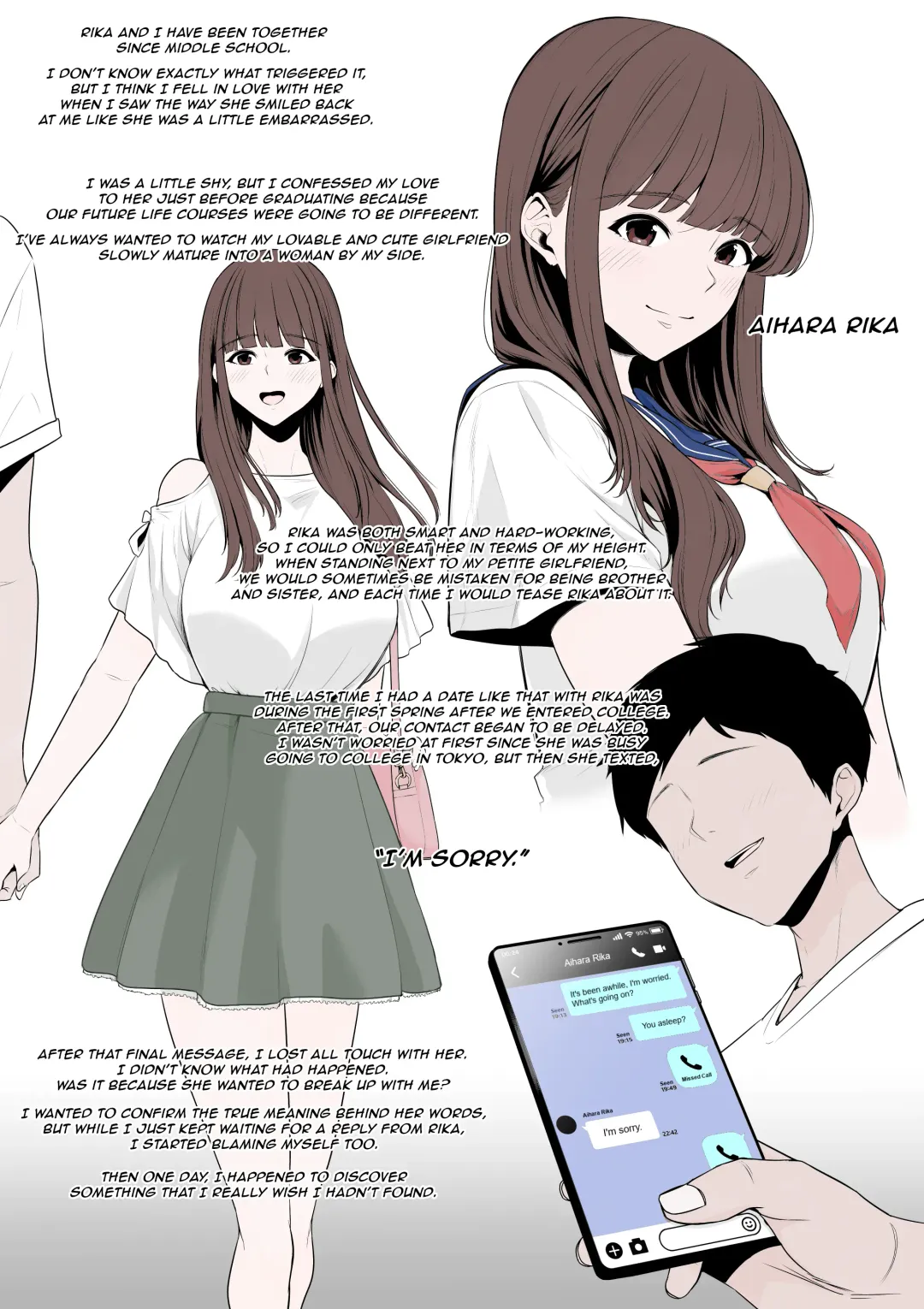 [Sevengar] Mizushirazu no Kokujin ni Sukkari Kaerarete Shimatta Boku no Kanojo | My girlfriend is completely transformed by an unfamiliar black man Fhentai - Page 2