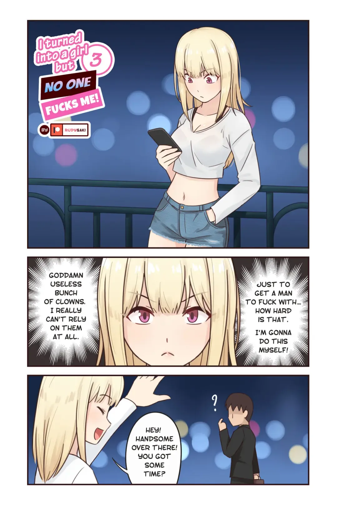 [Rudy Saki] I turned into a girl but NO ONE fucks me #3 Fhentai - Page 1
