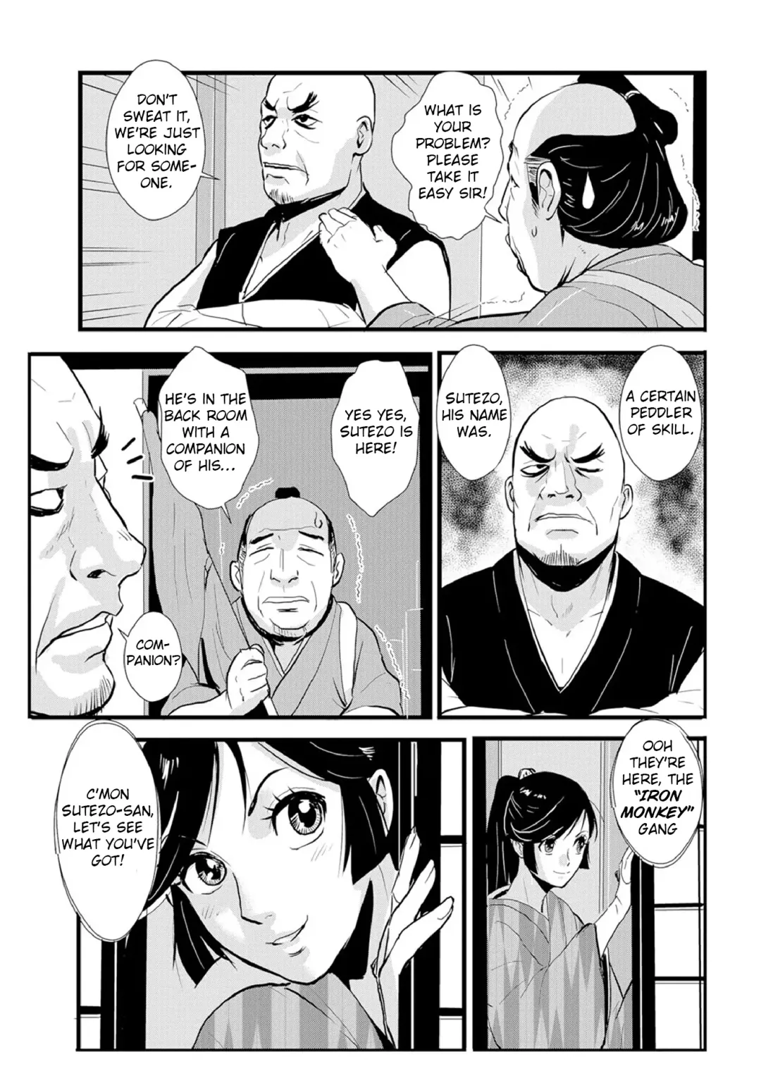 [Kakutou Oukoku] Harami samurai 03 ~Shibararete Mae mo Ushiro mo Rinkan sarete~ | Knocked Up Samurai 03 Bound and Gangbanged, Front and Back Fhentai - Page 3