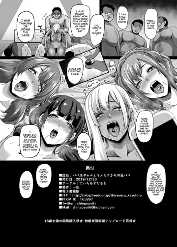 [Kazuhiro] Papa Katsu Gyaru to Kimeseku kara no Ran Pako | A Sugar Daddy And The Gyaru Girls He Pays To Have An Orgy With Him Fhentai - Page 41