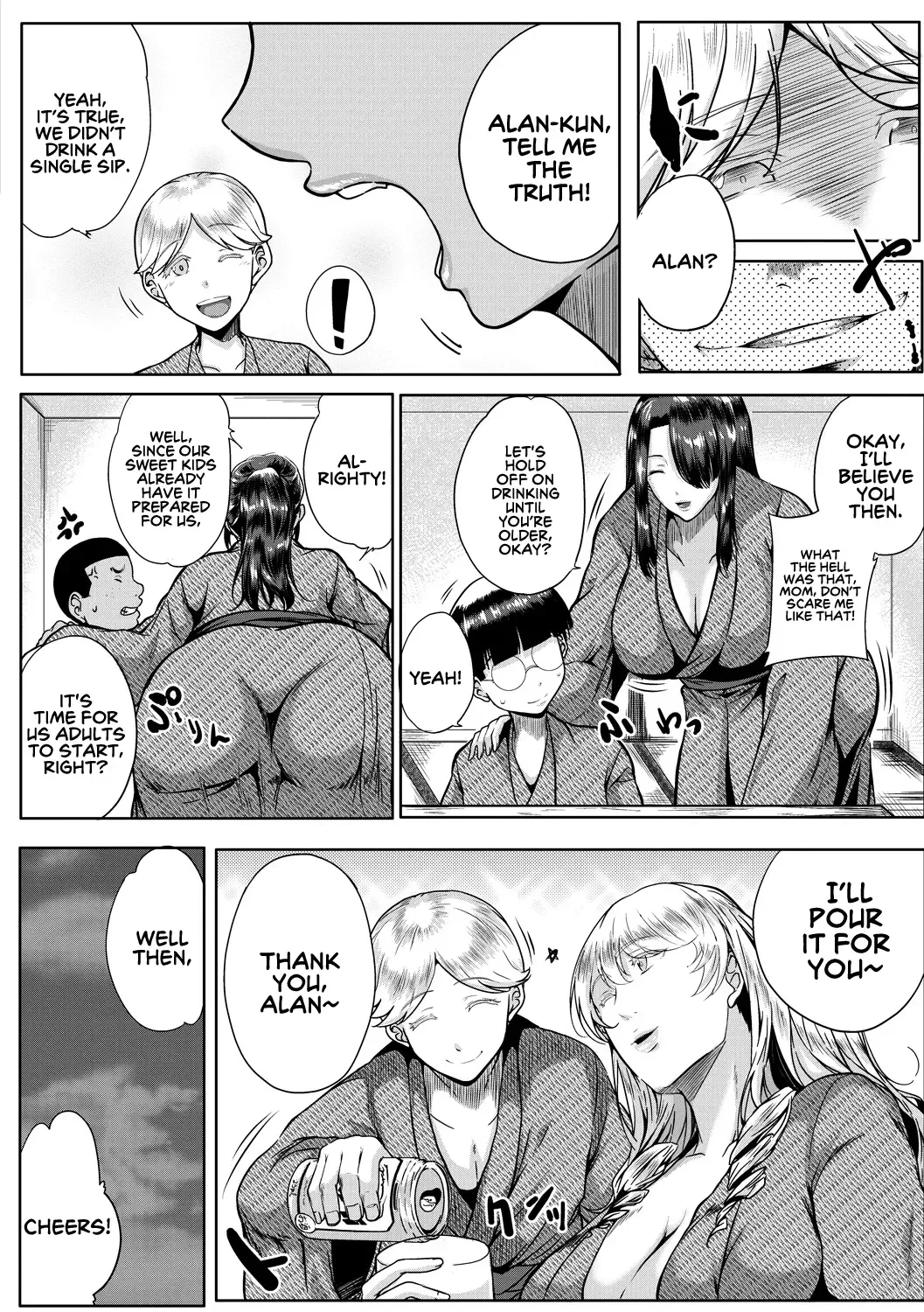 [Emine Kendama] Koukan Toraianguru | A Triangle of Adultery Between Sons and Mothers Fhentai - Page 13