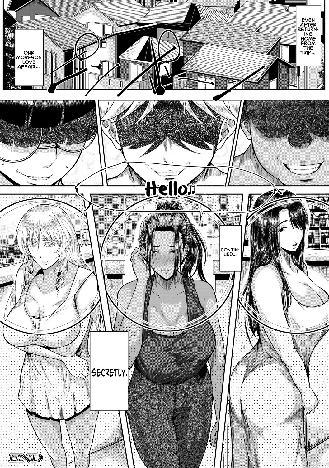 [Emine Kendama] Koukan Toraianguru | A Triangle of Adultery Between Sons and Mothers Fhentai - Page 42