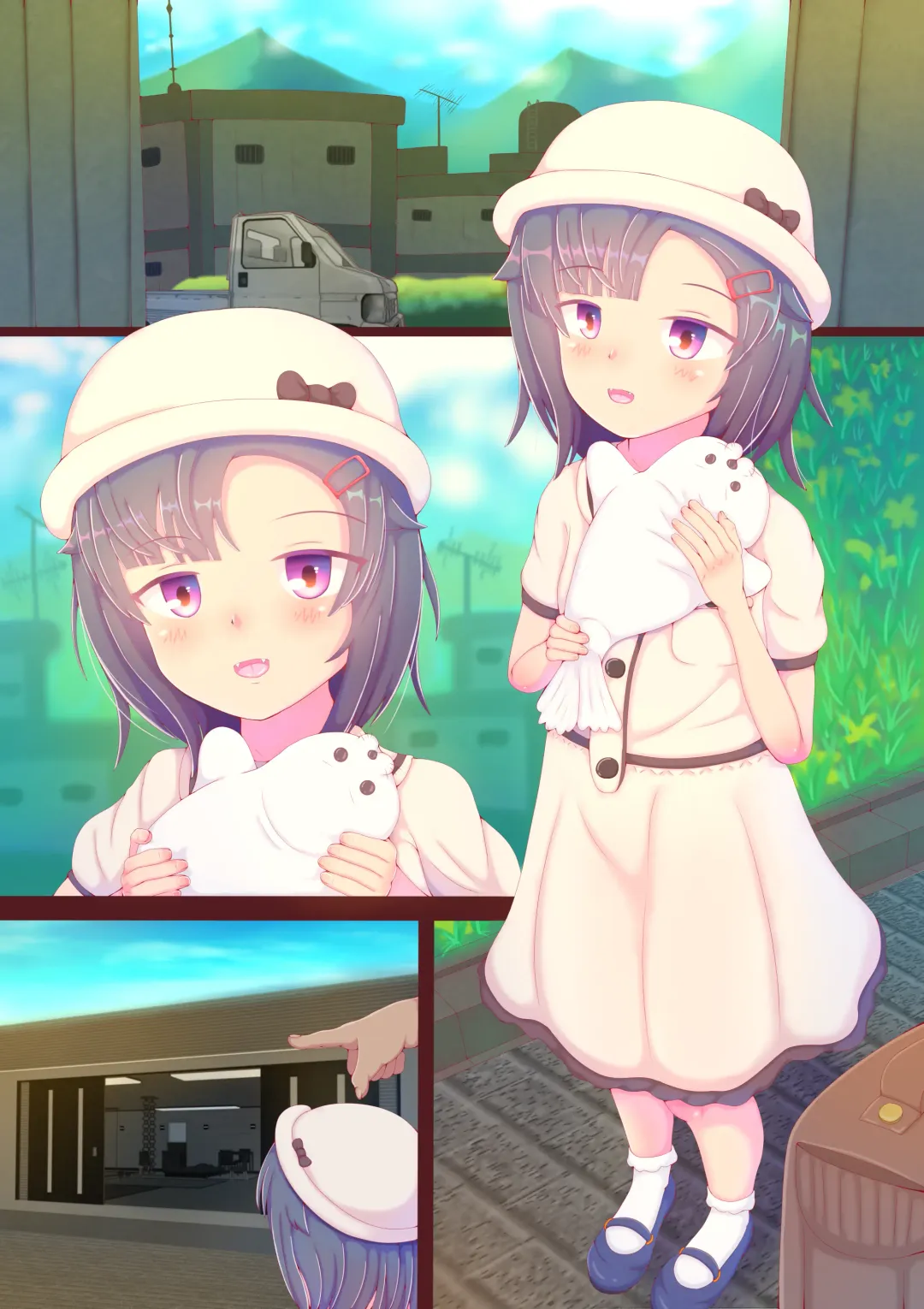 [Pyonchi] Ingyaku no Shokushu Bokujou Oya no Shakkin de Urareta Shoujo wa Biyakuzuke no Loli Bote Naedoko Kachiku ni Sarete Kyousei Zecchou Sanketsu Shussan ni Naku Fhentai - Page 41